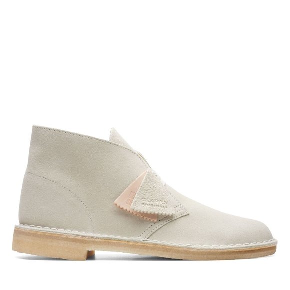 CLARKS Desert boot off white suede main image 6